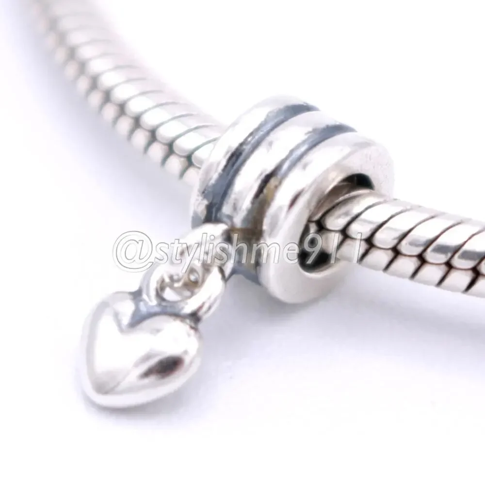 Authentic Pandora Retired Heart Dangle Charm - 790276